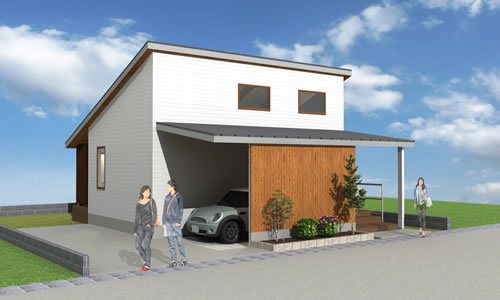 10坪ガレージ付1