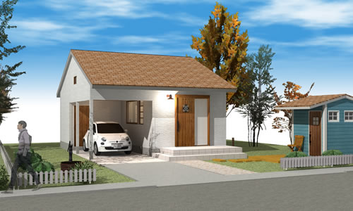 11坪ガレージ付1